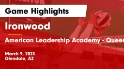 Ironwood  vs American Leadership Academy - Queen Creek Game Highlights - March 9, 2023