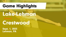 Lake-Lehman  vs Crestwood  Game Highlights - Sept. 1, 2023