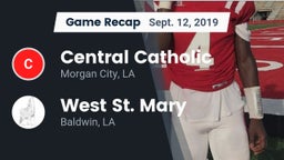 Recap: Central Catholic  vs. West St. Mary  2019