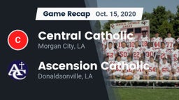 Recap: Central Catholic  vs. Ascension Catholic  2020