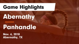 Abernathy  vs Panhandle  Game Highlights - Nov. 6, 2018