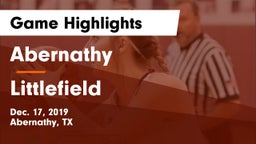 Abernathy  vs Littlefield  Game Highlights - Dec. 17, 2019