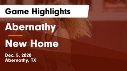 Abernathy  vs New Home  Game Highlights - Dec. 5, 2020