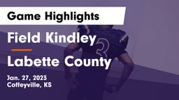 Field Kindley  vs Labette County  Game Highlights - Jan. 27, 2023