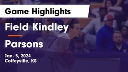 Field Kindley  vs Parsons  Game Highlights - Jan. 5, 2024
