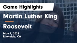 Martin Luther King  vs Roosevelt  Game Highlights - May 9, 2024