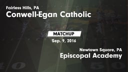 Matchup: Conwell-Egan vs. Episcopal Academy   2016