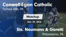 Matchup: Conwell-Egan vs. Sts. Neumann & Goretti  2016