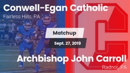 Matchup: Conwell-Egan vs. Archbishop John Carroll  2019
