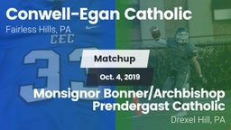Matchup: Conwell-Egan vs. Monsignor Bonner/Archbishop Prendergast Catholic 2019