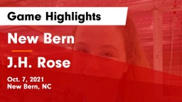 New Bern  vs J.H. Rose Game Highlights - Oct. 7, 2021