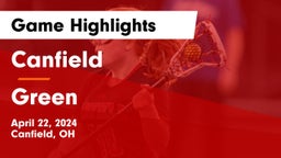 Canfield  vs Green  Game Highlights - April 22, 2024
