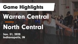 Warren Central  vs North Central  Game Highlights - Jan. 31, 2020
