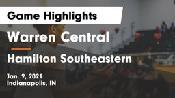 Warren Central  vs Hamilton Southeastern  Game Highlights - Jan. 9, 2021