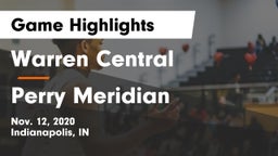 Warren Central  vs Perry Meridian  Game Highlights - Nov. 12, 2020