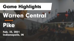 Warren Central  vs Pike  Game Highlights - Feb. 23, 2021