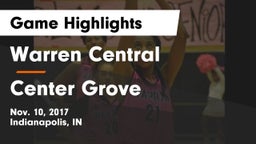 Warren Central  vs Center Grove  Game Highlights - Nov. 10, 2017