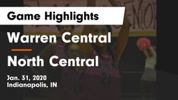 Warren Central  vs North Central  Game Highlights - Jan. 31, 2020
