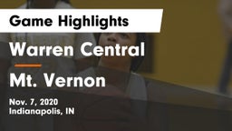 Warren Central  vs Mt. Vernon  Game Highlights - Nov. 7, 2020