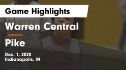 Warren Central  vs Pike  Game Highlights - Dec. 1, 2020