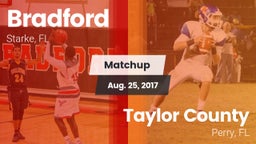 Matchup: Bradford  vs. Taylor County  2017