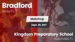 Matchup: Bradford  vs. Kingdom Preparatory School 2017