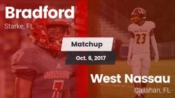 Matchup: Bradford  vs. West Nassau  2017