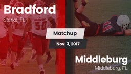 Matchup: Bradford  vs. Middleburg  2017