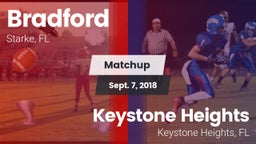 Matchup: Bradford  vs. Keystone Heights  2018