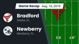 Recap: Bradford  vs. Newberry  2019