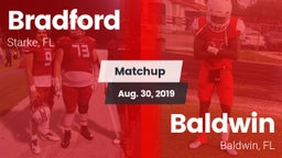 Matchup: Bradford  vs. Baldwin  2019
