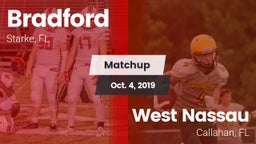 Matchup: Bradford  vs. West Nassau  2019