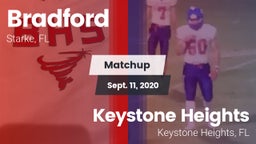 Matchup: Bradford  vs. Keystone Heights  2020