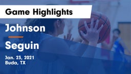 Johnson  vs Seguin  Game Highlights - Jan. 23, 2021