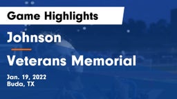 Johnson  vs Veterans Memorial Game Highlights - Jan. 19, 2022