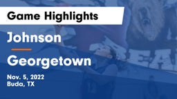 Johnson  vs Georgetown  Game Highlights - Nov. 5, 2022