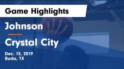 Johnson  vs Crystal City  Game Highlights - Dec. 13, 2019