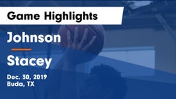 Johnson  vs Stacey  Game Highlights - Dec. 30, 2019