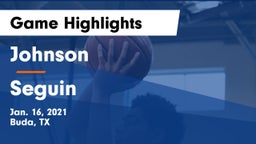 Johnson  vs Seguin  Game Highlights - Jan. 16, 2021
