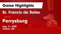 St. Francis de Sales  vs Perrysburg  Game Highlights - Aug. 21, 2020