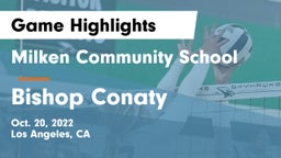 Milken Community School vs Bishop Conaty Game Highlights - Oct. 20, 2022