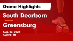 South Dearborn  vs Greensburg  Game Highlights - Aug. 20, 2020