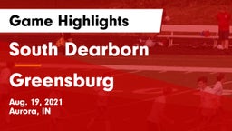 South Dearborn  vs Greensburg  Game Highlights - Aug. 19, 2021
