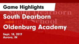 South Dearborn  vs Oldenburg Academy  Game Highlights - Sept. 18, 2019