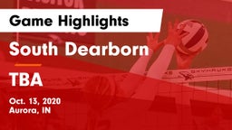 South Dearborn  vs TBA Game Highlights - Oct. 13, 2020
