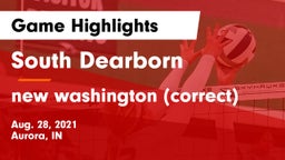 South Dearborn  vs new washington (correct) Game Highlights - Aug. 28, 2021