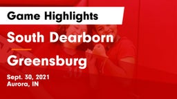 South Dearborn  vs Greensburg  Game Highlights - Sept. 30, 2021