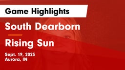 South Dearborn  vs Rising Sun  Game Highlights - Sept. 19, 2023