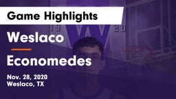 Weslaco  vs Economedes  Game Highlights - Nov. 28, 2020