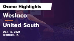 Weslaco  vs United South  Game Highlights - Dec. 15, 2020